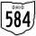 State Route 584 marker