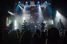 Obsidian Kingdom performing A Year With No Summer during its presentation concert at Apolo in Barcelona, April the 16th 2016. Caption by Carles Romagosa.