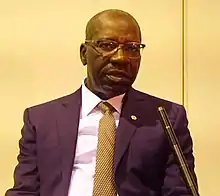 Edo state governor, Godwin Obaseki (BA, 1979)