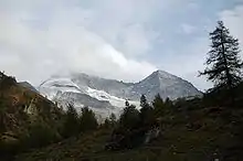 The Olperer and the Fußstein. View from Wildlahnertal near Schmirn