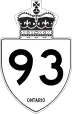 Highway 93 marker