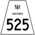 Highway 525 marker