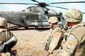 Image 72Australian soldiers in Somalia during Operation Solace (from History of the Australian Army)