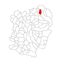 Location in Caraș-Severin County