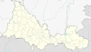 Kvarkeno is located in Orenburg Oblast