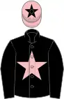 Black, pink star, pink cap, black star