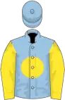 Light blue, yellow disc and sleeves