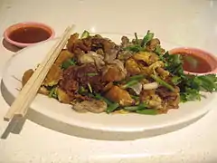 Oyster omelette