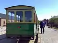 Tram at museum grounds