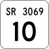 State Route 3069 marker