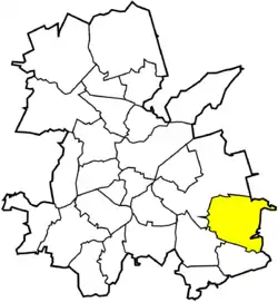 Location of Gotartowice within Rybnik