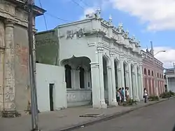 Arcades in the central square