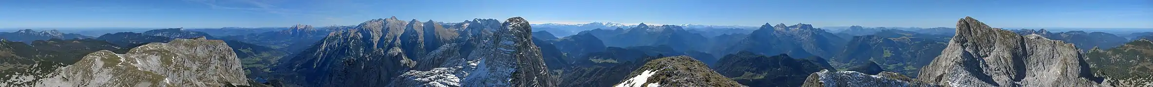 Panoramic view from the summit