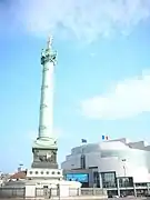 The July Column and the Opera de la Bastille.