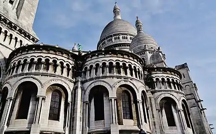 The north façade, and choir