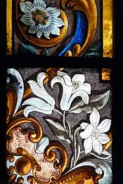 Decorative floral detail