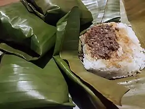 Pastil, a traditional Maguindanaon food.