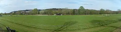 Panorama of Penparcaus Ground.