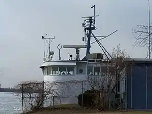 Exterior of SS William Clay Ford Pilot House