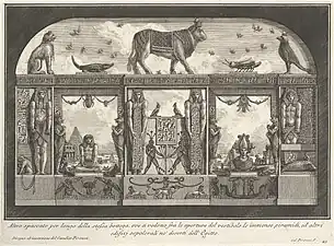 Mural decoration for the Caffè degli Inglesi, Piazza di Spagna, Rome, Metropolitan Museum of Art, New York City, by Giovanni Battista Piranesi, 1769