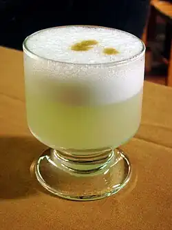 Image 25Many in both Peru and Chile think that pisco sour is their national drink. (from List of national drinks)