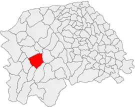 Location in Suceava County