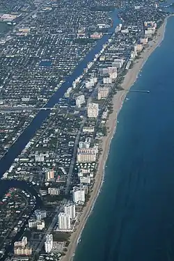 Coastline of Pompano Beach