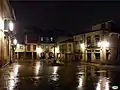 The square at night