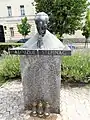 Cardinal Alojzije Stepinac bust in city park