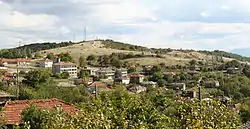 Overlooking the village of Popsko