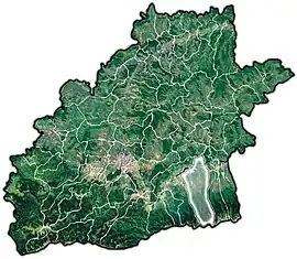 Location in Sibiu County