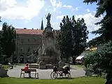 Baroque Immacualata, which was built on the place, where executions took place