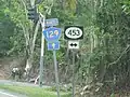 PR-453 junction sign in Lares, Puerto Rico