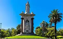 The Queen Victoria Memorial in the Queen Victoria Gardens in Melbourne