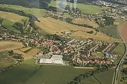 Aerial view of Ráječko