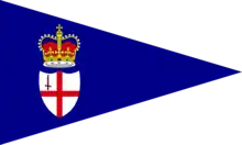 Burgee of the Royal London Yacht Club