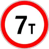 3.11.1 Vehicle weight limit