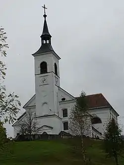 Parish church at Radmirje