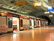 Z 22500 rolling stock on RER E at Magenta