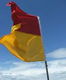 Lifeguard on duty flag