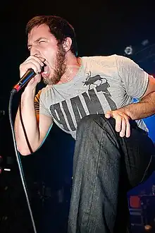 Vocalist Guy Kozowyk performing in 2009