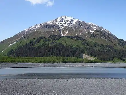 Northeast aspect with Resurrection River