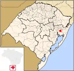 Location of Gravataí