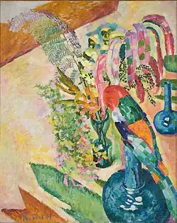 Robert Delaunay, Still Life with a Parrot