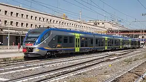 Regionale operates on regional lines by Trenitalia. Stops in every station of the local service.