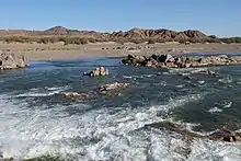 Orange River near Rosh Pinah (October 2016)