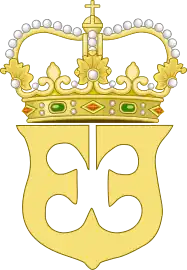 Royal Monogram as Princess Elisabeth of Romania