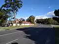 Sign for Russell Vale, coming from Woonona on the Princes Highway