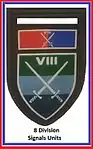 SADF 8 South African Armoured Division Signals Unit Flash