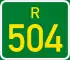 Regional route R504 shield